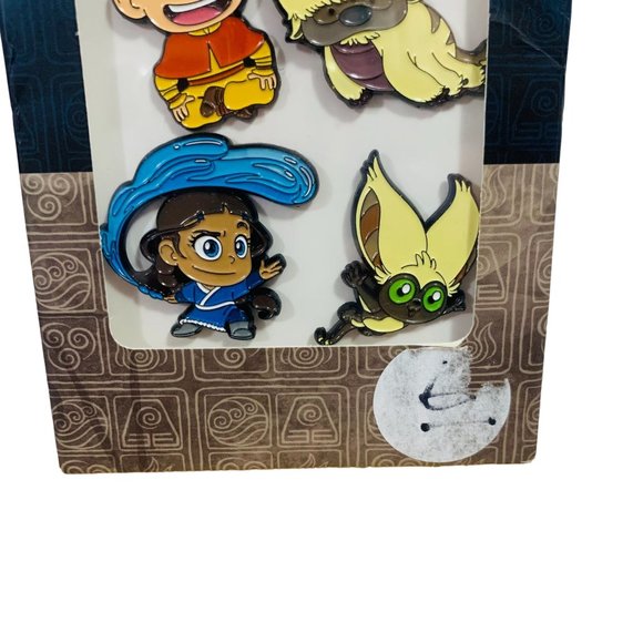 Nickelodeon Avatar The Last Airbender Chibi Pins Lot Of 4 - Picture 2 of 8